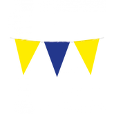 Vlaggenlijn Donkerblauw Geel 10m